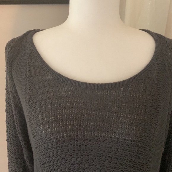 Grey Helmut Lang asymmetrical sweater - Picture 2 of 4